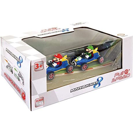 CARRERA Mario Kart 8 Mario + Luigi Pull Speed set 2 cars