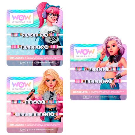 WOW GENERATION Wow Generation Bracelet message assorted