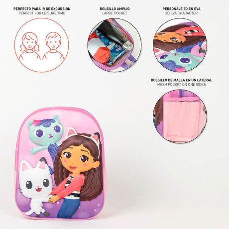 CERDÁ Gabbys Dolls House 3D backpack 31cm