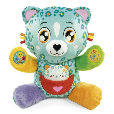 CLEMENTONI Baby Leopard interactive plush toy