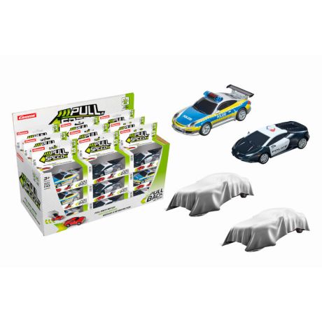 CARRERA Police car light and sound assorted Pull & Speed