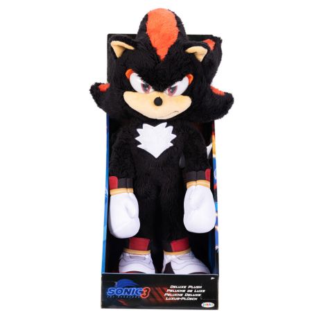 JAKKS PACIFIC Sonic 3 Shadow Deluxe plush toy 32cm