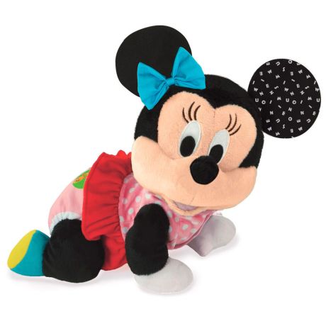 CLEMENTONI Spanish Disney Baby Minnie Crawling plush toy
