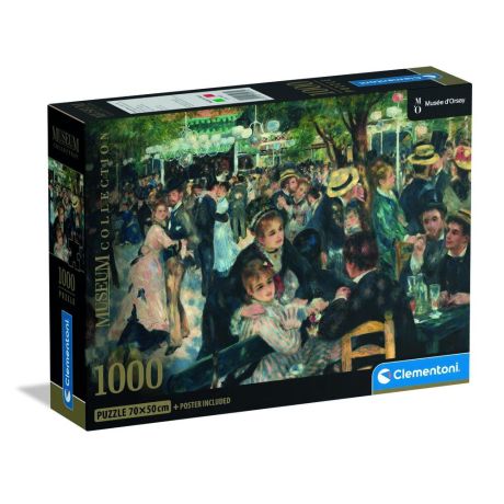 CLEMENTONI Museum Renoir Bal Du Moulin de la Galette puzzle 1000pcs