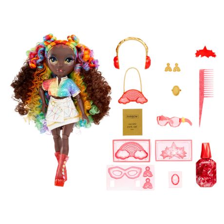 MGA Rainbow High Crystal Fashion Iris doll