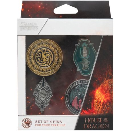 ERIK Game of Thrones House of the Dragon 4 pin set
