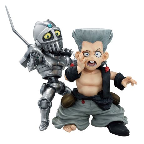 BANPRESTO Jojos Bizarre Adventure Kid Polnareff & Kid Chariot Standoom Ichibansho figure 8cm