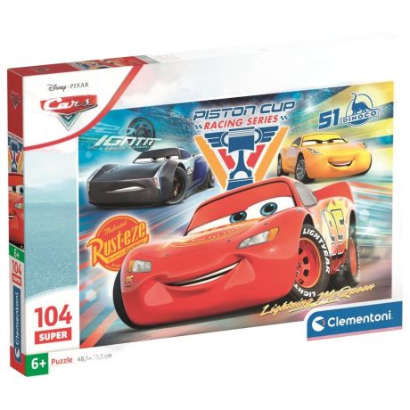 CLEMENTONI Disney Pixar Cars super puzzle 104pcs