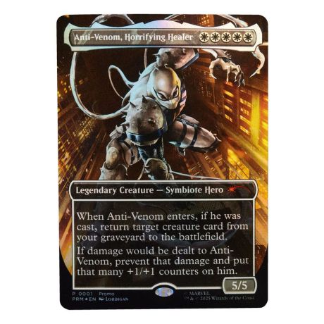 HASBRO Marvel Spider-Man Magic The Gathering Agent Anti-Venom figure 15cm