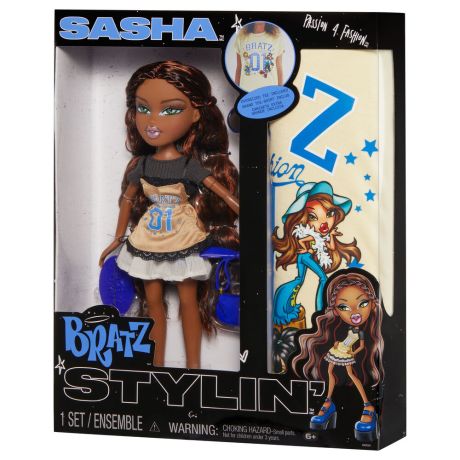 MGA Bratz Stylin Sasha doll + t-shirt