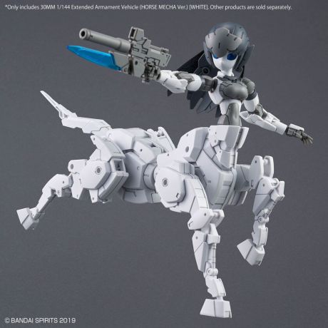 BANDAI HOBBY 30MM Expansion Exa-Vehicle Horse Mecha Ver. White