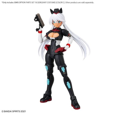 BANDAI HOBBY 30MS Optional Parts Set 18 Sergeant Costume Color C
