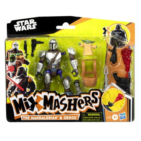 HASBRO Star Wars Mix Mashers The Mandalorian & Grogu Deluxe figure 12cm