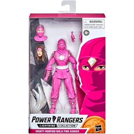 HASBRO Power Rangers Lightning Collection Mighty Morphin Ninja Pink Ranger figure 15cm
