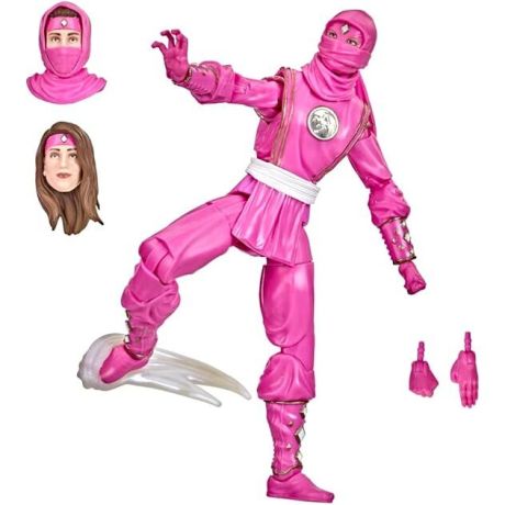 HASBRO Power Rangers Lightning Collection Mighty Morphin Ninja Pink Ranger figure 15cm