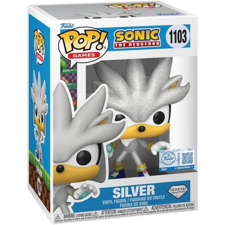 FUNKO POP figure Sonic The Hedgehog Silver Exclusive