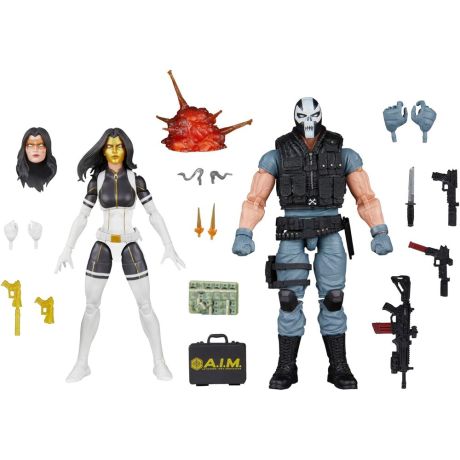 HASBRO Marvel Legends Series Super Villains Madame Masque & Crossbones pack 2 figures 15cm