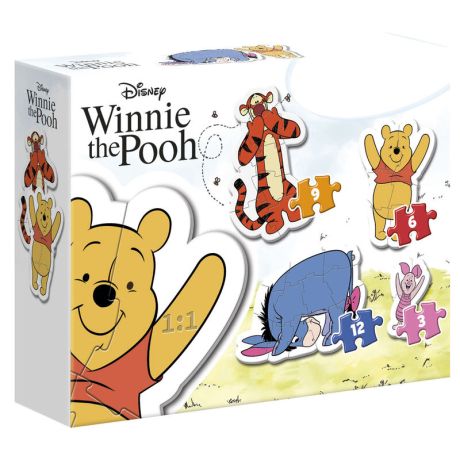 CLEMENTONI Disney Winnie the Pooh My First Puzzle 3-6-9-12pcs