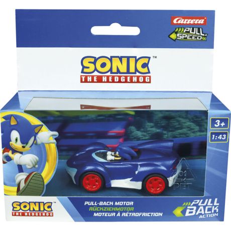CARRERA Sonic the Hedgehog pull speed assorted car