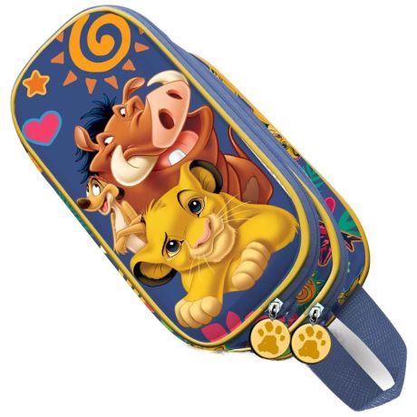 KARACTERMANIA Disney The Lion King Friends double 3D pencil case