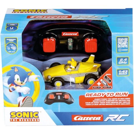 CARRERA Sonic the Hedgehog Racing RC Team Tails radio control car