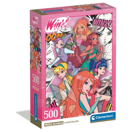 CLEMENTONI DC Comics Winx puzzle 500pcs
