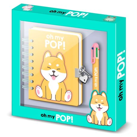 KARACTERMANIA Oh My Pop! Shiba Diary + pen