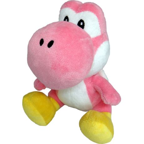 Peluche Super Mario Bros 17cm Yoshi Rosa