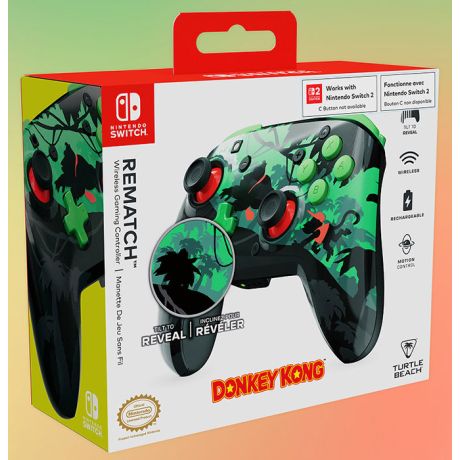 TURTLEBEACH SWITCH 2 Controller Wireless Rematch Donkey Kong