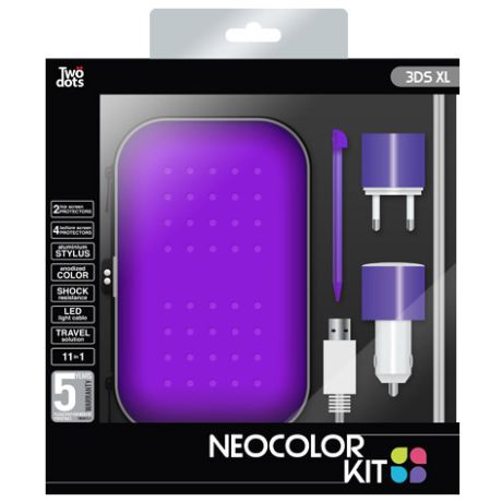 TWO DOTS Kit Color Violet 3DS XL