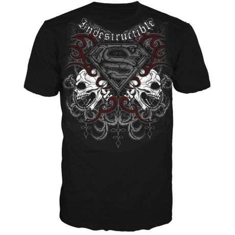 T-Shirt Superman Indistruttibile Nero M