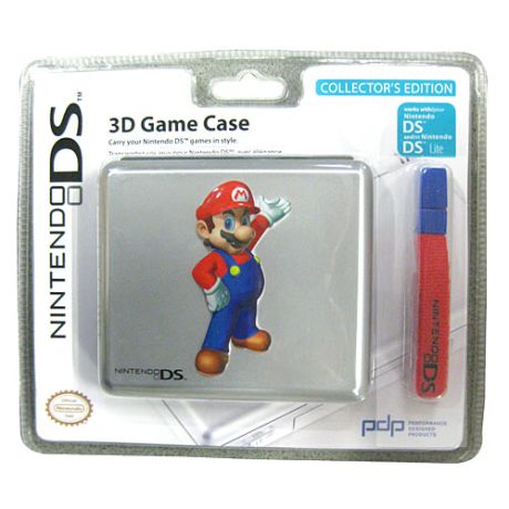 DSi NDS Case Per Giochi In Metallo Mario