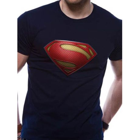 T-Shirt DC Comics Superman Uomo Blu XL