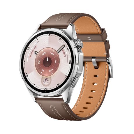 Huawei Watch GT 6 46mm Grey Leather Strap
