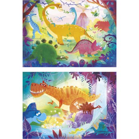 CLEMENTONI Dinosaurs puzzle 2x20pcs