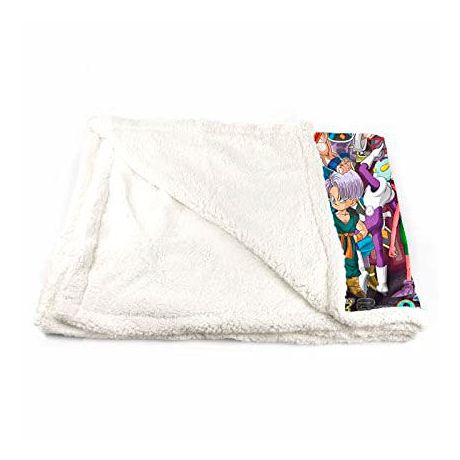 TOEI ANIMATION Dragon Ball Z coral sherpa blanket