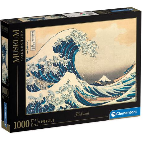CLEMENTONI Museum Collection Hokusai The Great Wave puzzle 1000pcs