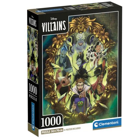 CLEMENTONI Disney Villains puzzle 1000pcs