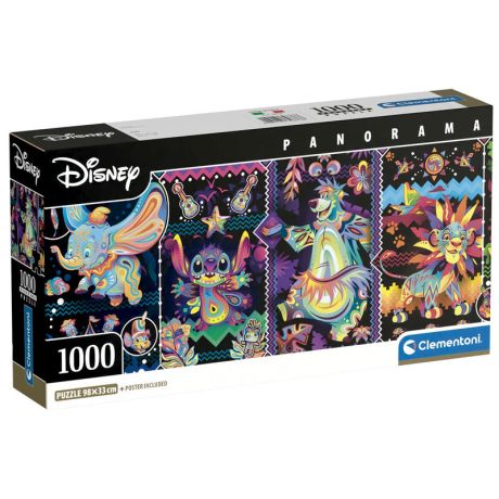 CLEMENTONI Disney panorama puzzle 1000pcs