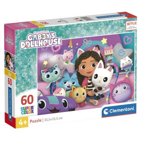 CLEMENTONI Gabbys Dollhouse puzzle 60pcs