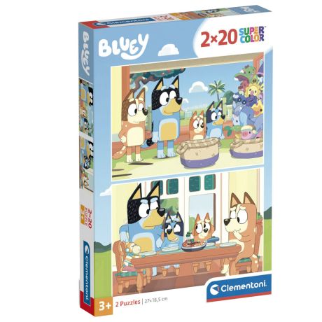 CLEMENTONI Bluey puzzle 2x20pcs