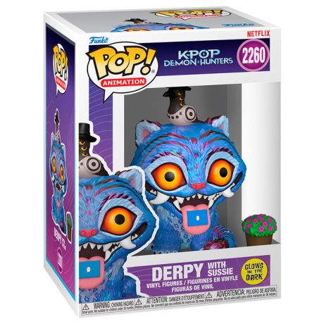 FUNKO POP figure Kpop Demon Hunters Derpy with Sussie Glow