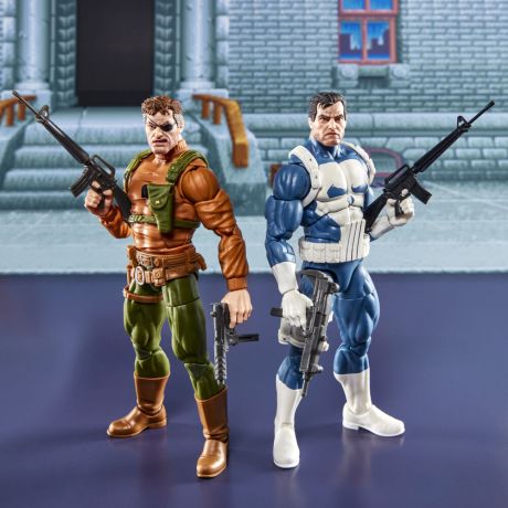 HASBRO Marvel Legends Series Gamerverse The Punisher Punisher & Nick Fury pack 2 figures