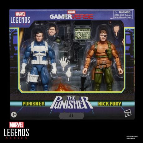 HASBRO Marvel Legends Series Gamerverse The Punisher Punisher & Nick Fury pack 2 figures