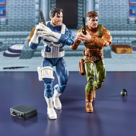 HASBRO Marvel Legends Series Gamerverse The Punisher Punisher & Nick Fury pack 2 figures