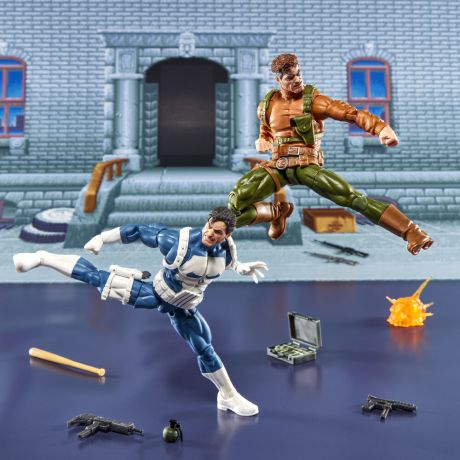 HASBRO Marvel Legends Series Gamerverse The Punisher Punisher & Nick Fury pack 2 figures