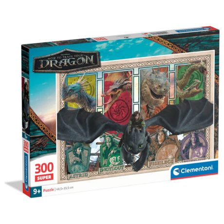 CLEMENTONI How To Train Your Dragon puzzle 300pcs