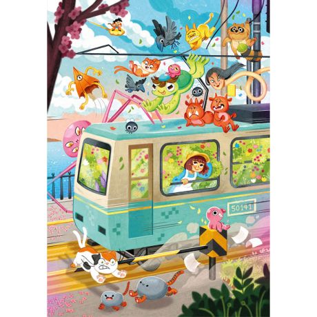 Puzzle 500pz Japan Tour Treno per Kamakura