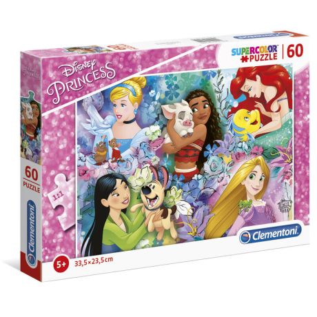 CLEMENTONI Disney Princess puzzle 60pcs