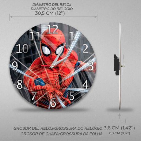 ERT GROUP Marvel Spiderman wall clock